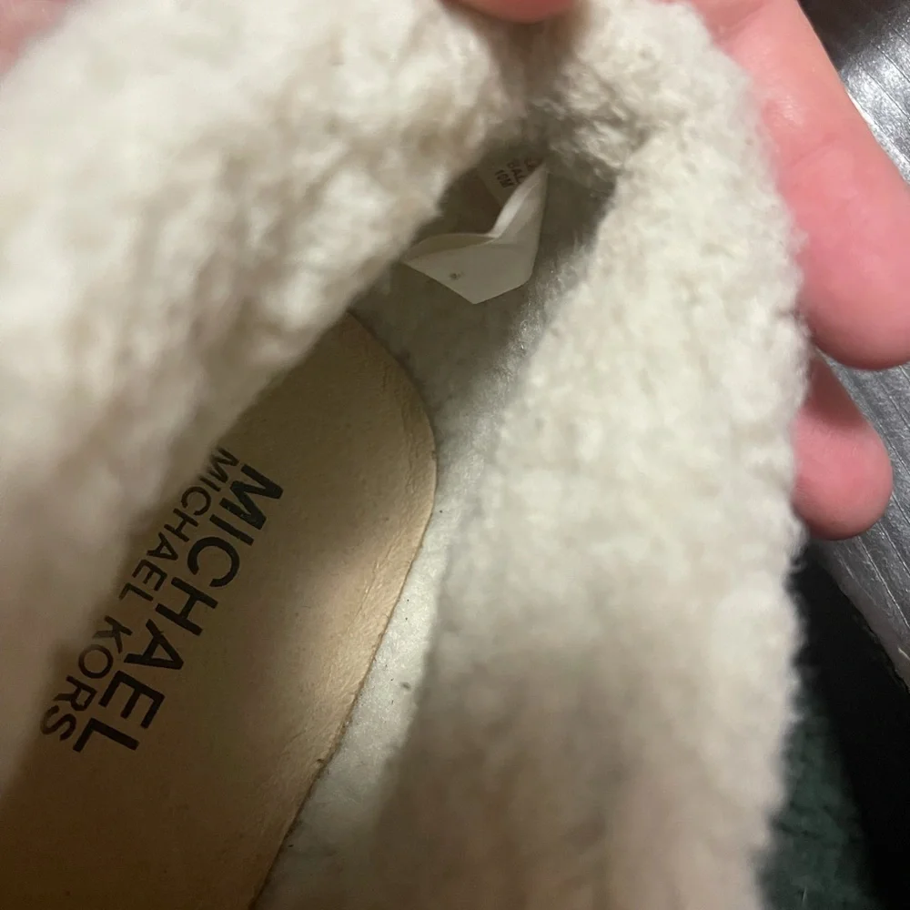 Michael Kors Fur-lined Wedged Heeled Boots - Picture 9 of 11